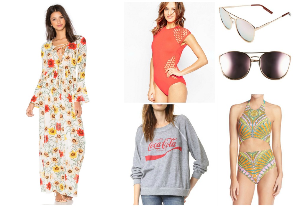 Friday Favorites from the week featuring Wildfox, Coke, Seafolly, and Trina Turk 
