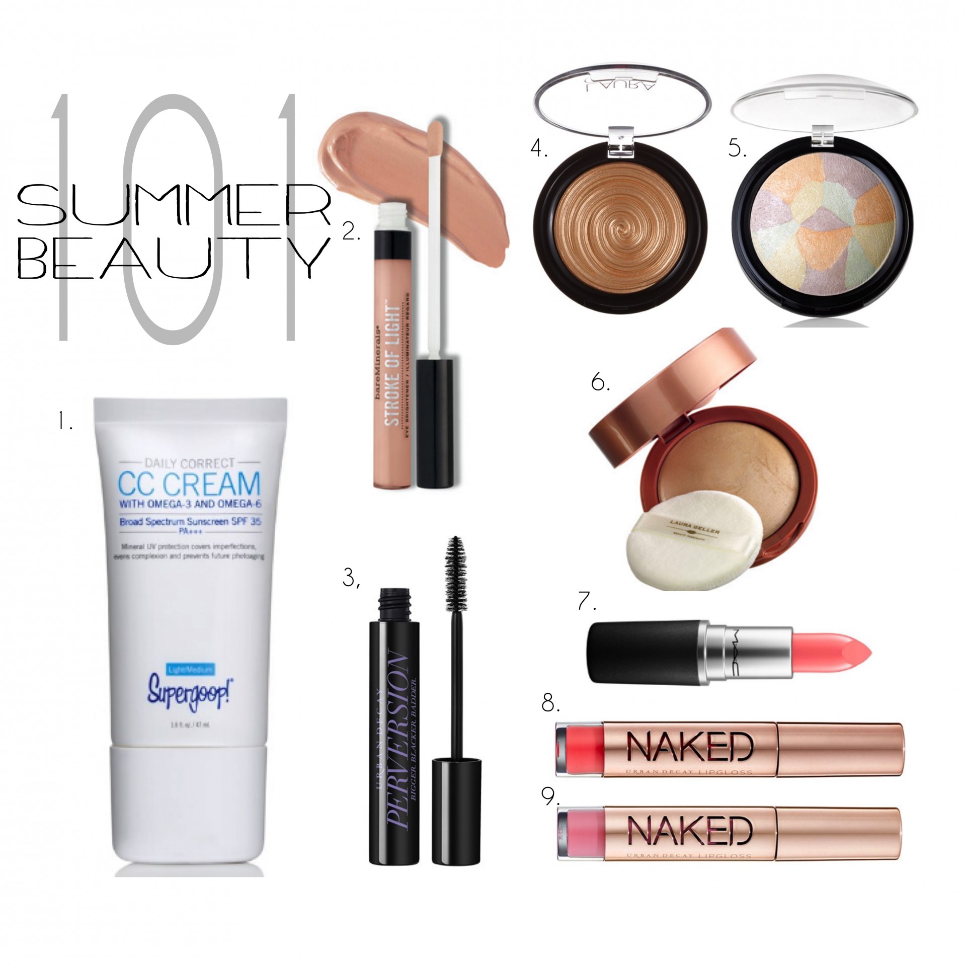 Summer Beauty Tips with summer make up tips from Laura Gellar, Make up with urban decay 