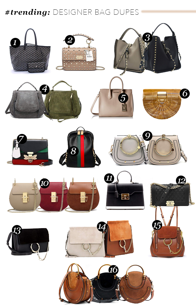 Designer Bag Dupes With a Similar Style as High-End Brands